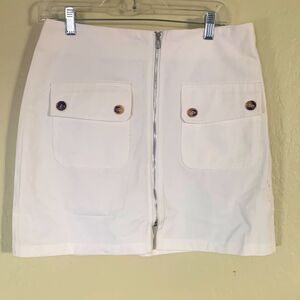 Nasty Girl White summer skirt